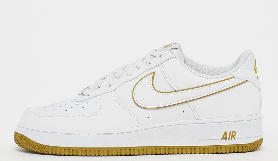 Nike Air Force 1 07 Basketball Schoenen white white bronzine maat
