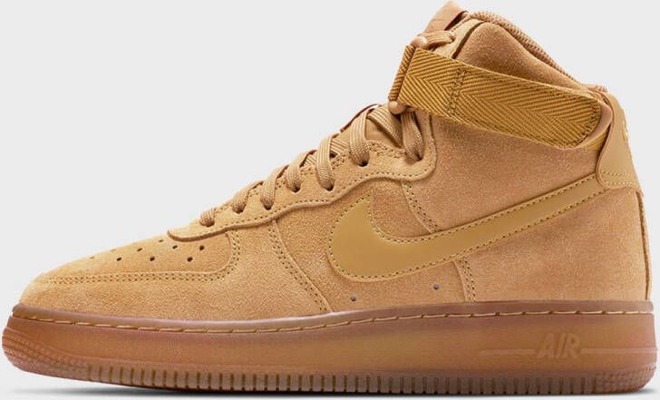 Nike Air Force 1 High Lv8 3 (gs) Basketball Schoenen wheat wheat gum light brown maat: 40 beschikbare maaten:36.5 37.5 38.5 39 40 - Foto 7