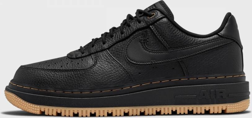 Nike Air Force 1 Luxe Basketball Schoenen black black bucktan gum yellow maat: 41 beschikbare maaten:41 42.5 44