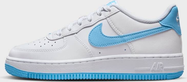 Nike Air Force 1 Lv8 2 (gs) White Sneakers Schoenen white aquarius blue white maat: 36 beschikbare maaten:36.5 37.5 38.5 39 40