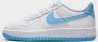 Nike Air Force 1 Lv8 2 (gs) White Sneakers Schoenen white aquarius blue white maat: 36.5 beschikbare maaten:36.5 37.5 38.5 39 40 - Thumbnail 2