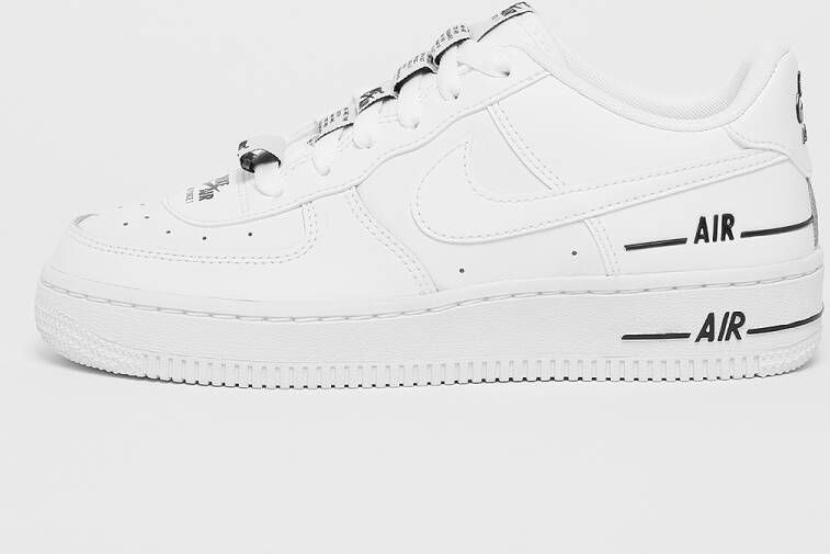 Nike Air Force 1 Lv8 3 (gs) Basketball Schoenen white white black maat: 36 beschikbare maaten:36