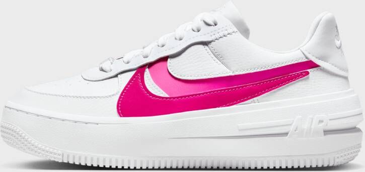 Nike Wmns Air Force 1 Platform Basketball Schoenen white fierce pink fireberry maat: 36.5 beschikbare maaten:36.5