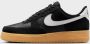 Nike Air Force 1 Low '07 LV8 Zwart Wit Gum Sneakers Heren Doos Zonder Deksel - Thumbnail 3