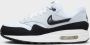 Nike Kinderschoenen Air Max 1 White Pure Platinum Black White Pure Platinum Black - Thumbnail 12