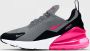 Nike Air Max 270 (gs) Running Schoenen smoke grey hyper pink black white maat: 38 beschikbare maaten:38 - Thumbnail 3
