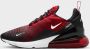 Nike Lage Sneakers Air Max 270 Gym Red Black - Thumbnail 3