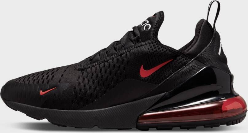Nike Air Max 270 React Herenschoen Black White University Red- Heren Black White University Red - Foto 4