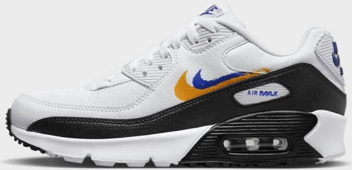 Nike Air Max 90 Next Nature (gs) Running Schoenen white deep royal blue university gold maat: 38.5 beschikbare maaten:38.5 - Foto 2