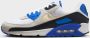 Nike Herenschoenen Air Max 90 Premium White Racer Blue Black Khaki- Heren White Racer Blue Black Khaki - Thumbnail 4