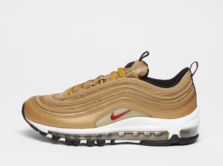 Nike Air Max 97 Qs (gs) 97 Schoenen metallic gold varsity red-black-white maat: 37.5 beschikbare maaten:36.5 37.5 38.5 39