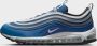 Nike Herenschoenen Air Max 97 Court Blue Pure Platinum Wolf Grey Glacier Blue- Heren Court Blue Pure Platinum Wolf Grey Glacier Blue - Thumbnail 3