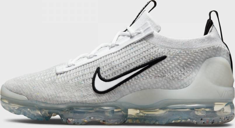 Nike Air Vapormax 2021 Fk Running Schoenen white white black metallic silver maat: 44.5 beschikbare maaten:44.5 - Foto 6