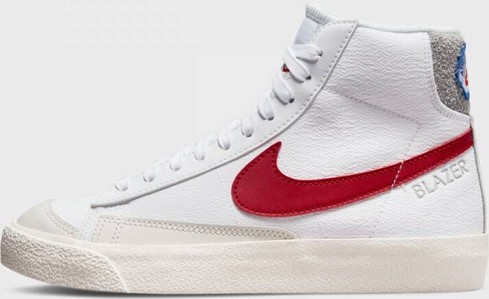 Nike Blazer Mid '77 Kinderschoenen White Light Smoke Grey Phantom Gym Red Kind - Foto 3
