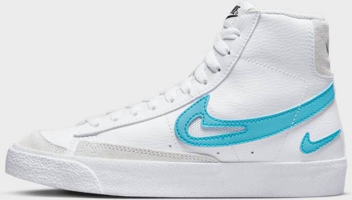 Nike Blazer Mid (gs) Basketball Schoenen white blue lightning black white maat: 40 beschikbare maaten:36.5 37.5 38.5 39 40 - Foto 4