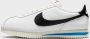 Nike Lage Sneakers Cortez Leather White Black - Thumbnail 17