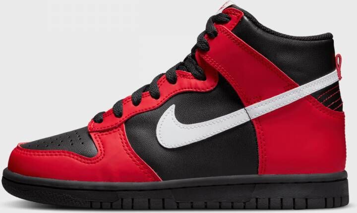 Nike Dunks High GS Black White University red - Foto 3