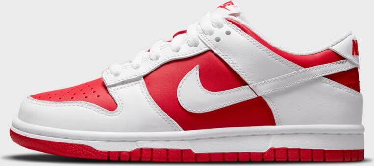 Nike Dunk Low basisschool Schoenen Red Leer Synthetisch - Foto 2