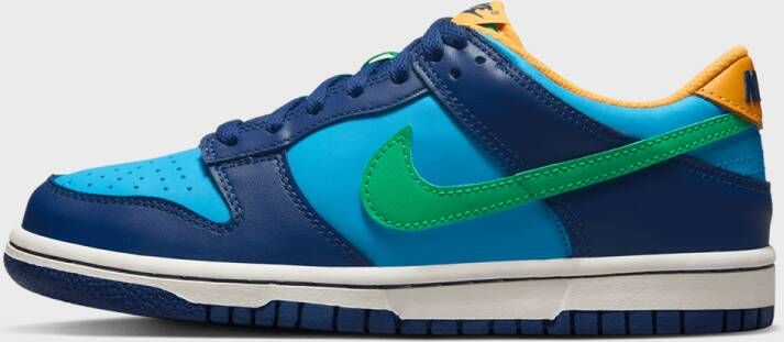 Nike Dunk Low (gs) Basketball Schoenen baltic blue electric algae deep royal maat: 38.5 beschikbare maaten:37.5 38.5 - Foto 2