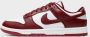 Nike Dunk Low Retro Sneakers Schoenen Leer Rood-Wit Doos zonder deksel - Thumbnail 3
