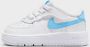 Nike Schoenen voor baby's peuters Force 1 Low EasyOn White White Aquarius Blue White White Aquarius Blue - Thumbnail 6