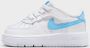 Nike Schoenen voor baby's peuters Force 1 Low EasyOn White White Aquarius Blue White White Aquarius Blue - Thumbnail 3