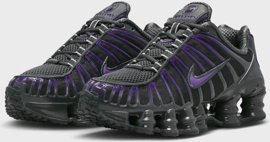 Nike Shox TL (GS) Unisex Running grijs Schoenen - Foto 3