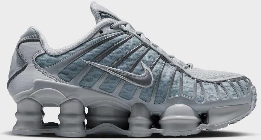 Nike Shox TL (GS) wolf grey iron grey Unisex Running zwart Schoenen - Foto 4