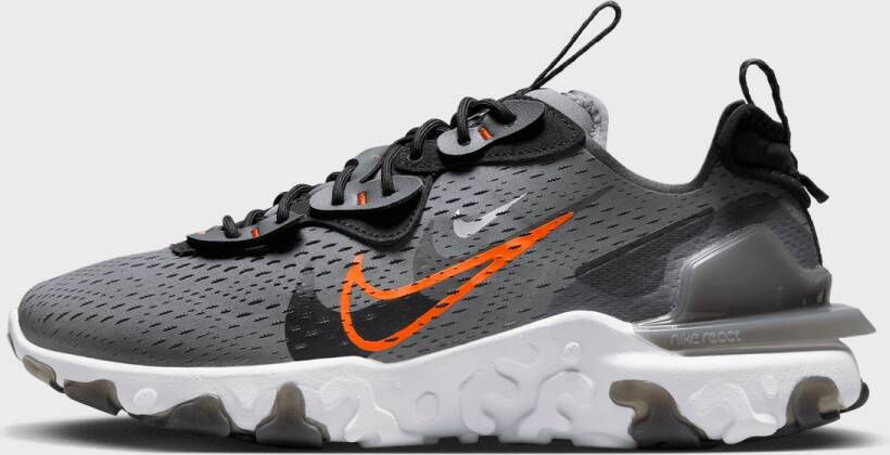 Nike React Vision Running Schoenen smoke grey black bright mandarin maat: 44.5 beschikbare maaten:44.5 45 46 - Foto 3