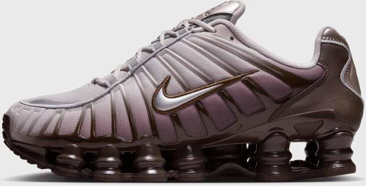 Nike Shox TL Brown Metallic Pink Sneakers Dames Doos Zonder Deksel - Foto 3