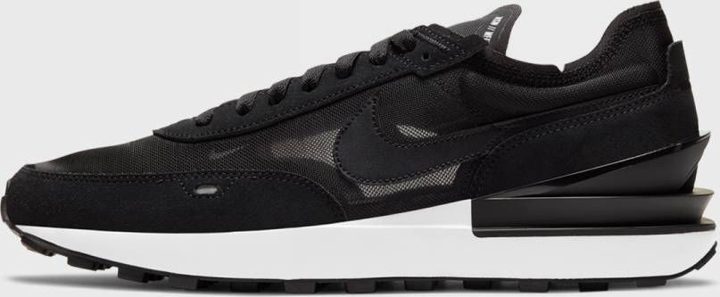 Nike Lage Sneaker Zwart Wit Oranje Wafel Stijl Black Heren - Foto 4