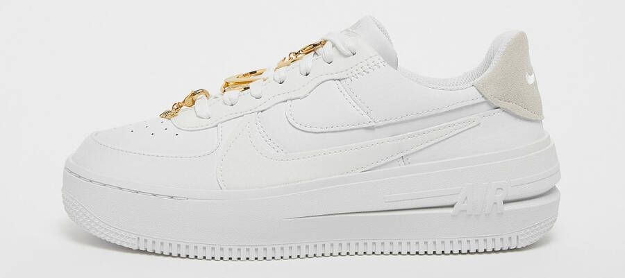 Nike Wmns Air Force 1 Low Platform Basketball Schoenen white summit white metallic gold maat: 36.5 beschikbare maaten:38.5 40.5 36.5 - Foto 3