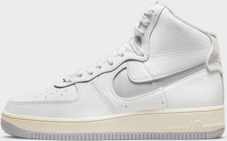 Nike Wmns Air Force 1 Sculpt Basketball Schoenen summit white silver coconut milk maat: 37.5 beschikbare maaten:37.5 36.5