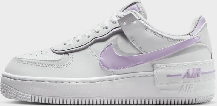 Nike Wmns Air Force 1 Shadow 1 Dames white lilac bloom photon dust white maat: 37.5 beschikbare maaten:36.5 37.5 38.5 40.5