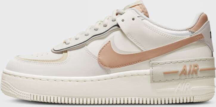 Nike Wmns Air Force 1 Shadow Basketball Schoenen sail hemp fossil light bone maat: 38 beschikbare maaten:38.5
