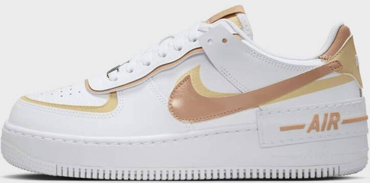 Nike WMNS Air Force 1 Shadow Air Force Shadow in wit formaten: 38.5