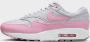 Nike Air Max 1 '87 Wmns Pink Rise Sneakers Dames Metallic Platinum Summit White Pink Rise - Thumbnail 3