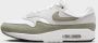 Nike Air Max 1 Light Army Wit Lichtgrijs Lichtgroen Sneakers Unisex - Thumbnail 3