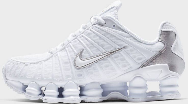 Nike Wmns Shox Tl Running Schoenen white white metallic silver max orange maat: 36 beschikbare maaten:36.5 37.5 36 38.5 39 40.5 41 - Foto 7