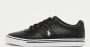 Polo Ralph Lauren Zwarte Casual Leren Sneakers oor Heren Black Heren - Thumbnail 3