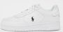 POLO RALPH LAUREN Ralph Lauren Lage Sneakers Heren Master Court Low Top Maat: 40 Materiaal: Leatherlook Kleur: Wit - Thumbnail 3