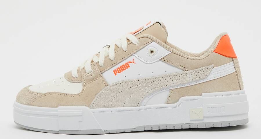 Puma Ca Pro Glitch Suede Fashion sneakers Schoenen white warm white ultra orange maat: 41 beschikbare maaten:41