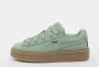 PUMA Fenty Rihanna Creeper Phatty Nubuck Green Fog Sneakers Unisex - Thumbnail 15