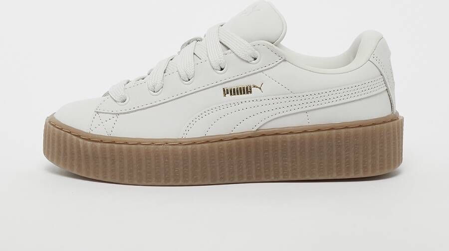 Puma Creeper Phatty Nubuck Trendy Sneakers Dames warm white gum 04 maat: 40.5 beschikbare maaten:36 37.5 38.5 39 40.5