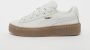 Puma Creeper Phatty Nubuck Trendy Sneakers Dames warm white gum 04 maat: 40.5 beschikbare maaten:36 37.5 38.5 39 40.5 - Thumbnail 3