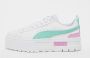 Puma Mayze Lth Fashion sneakers Schoenen white mint lilac chiffon maat: 36 beschikbare maaten:36 - Thumbnail 2