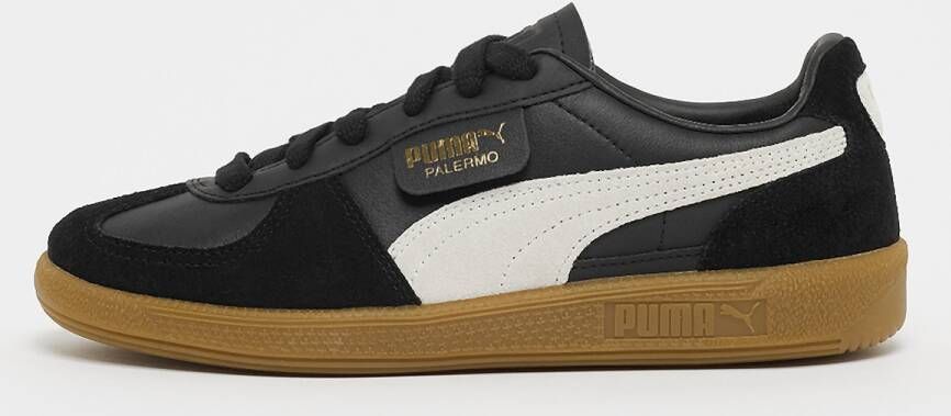 Puma Palermo Lth. Sneakers Schoenen black feather gray gum maat: 41 beschikbare maaten:41 42.5 43 44.5 45 46