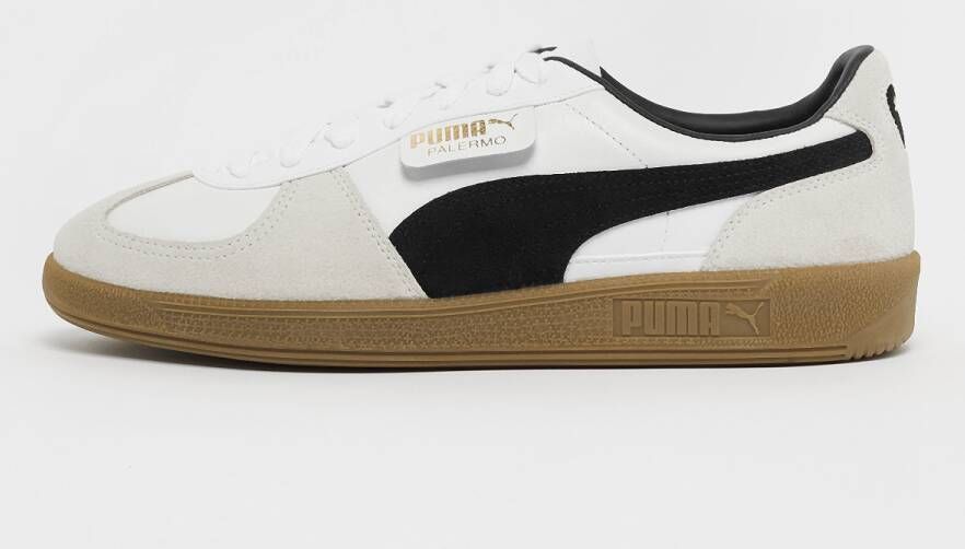 Puma Palermo Lth. White Sneakers Schoenen white vapor gray gum maat: 41 beschikbare maaten:41 42 43 44.5 45 46