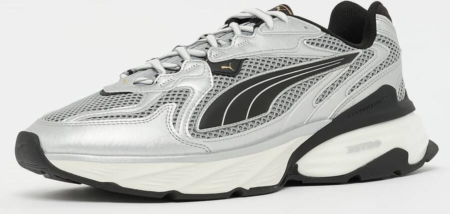 Puma Fade Nitro Ls Sneakers Heren Zilver Mesh Synthetisch - Foto 2