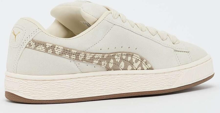 Puma Suede XL Leopard sneakers ecru camel zwart - Foto 6